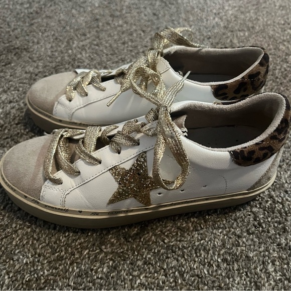 Shu Shop Womens Reba Pre Distressed Fashion Platform Sneakers size 7 - Picture 2 of 7